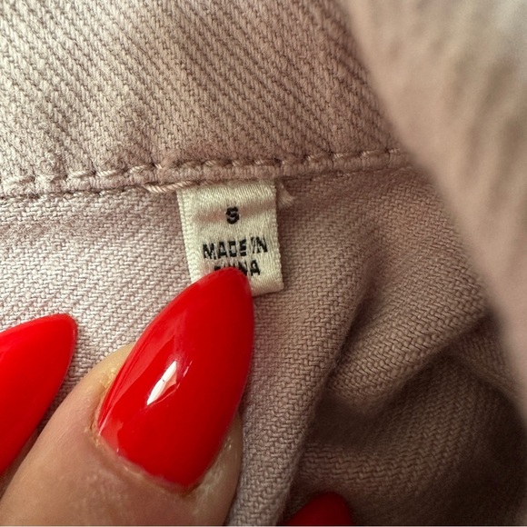 7 FOR ALL MANKIND Seamed Romper in Soft Lavender Pink Purple Sz. Small - Picture 8 of 15